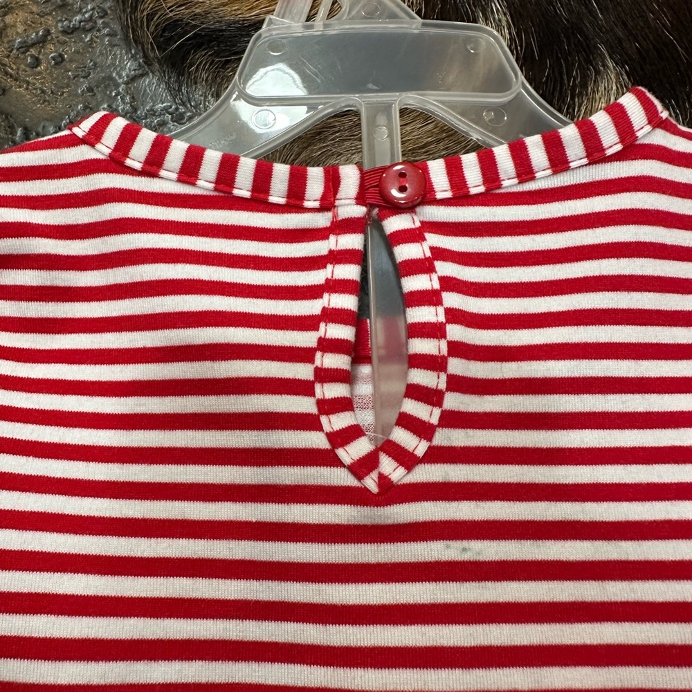 Emily Rose Red and Gold Reindeer 2 Piece Outfit - Picture 5 of 7